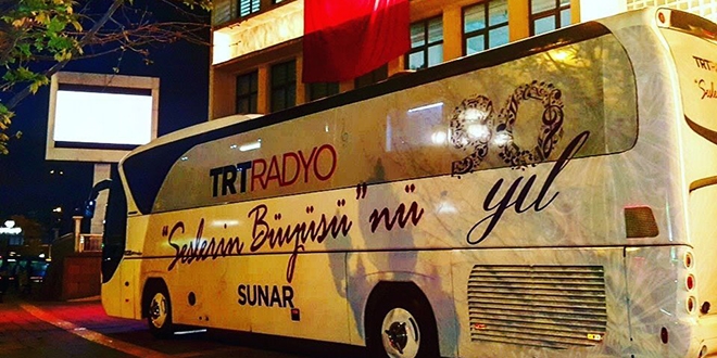 'TRT FM otobs' diyar diyar gezerek rekora kouyor