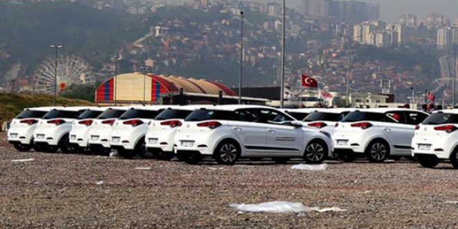 Belediyenin kiraladığı 'FG' plakalı araçlar otoparka çekildi