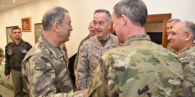 Orgeneral Akar, ABD Genelkurmay Başkanı ile görüştü