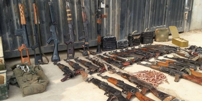 Şırnak'ta çok sayıda silah, teçhizat ve mühimmat ele geçirildi