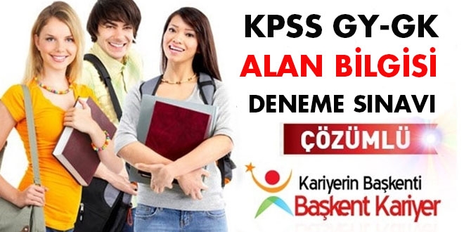 KPSS deneme sınavı