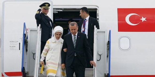 Cumhurba�kan� Erdo�an yurda d�nd�