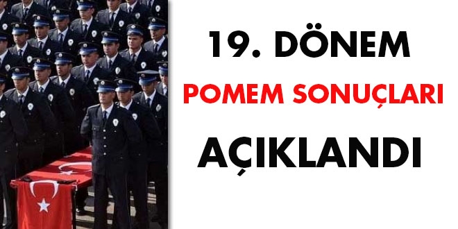 19. Dönem PÖH sonuçları açıklandı