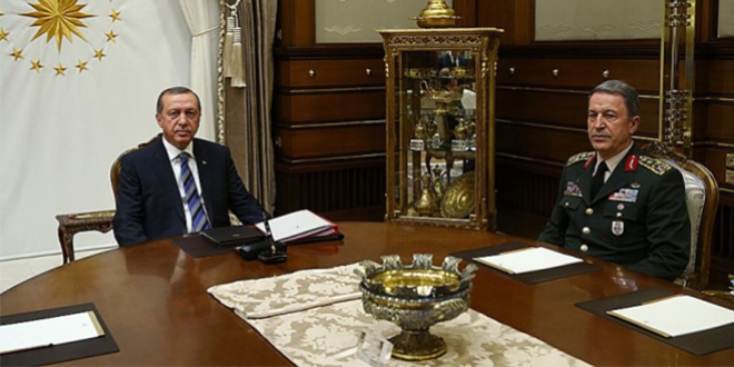 Erdoğan, Orgeneral Akar'ı kabul etti