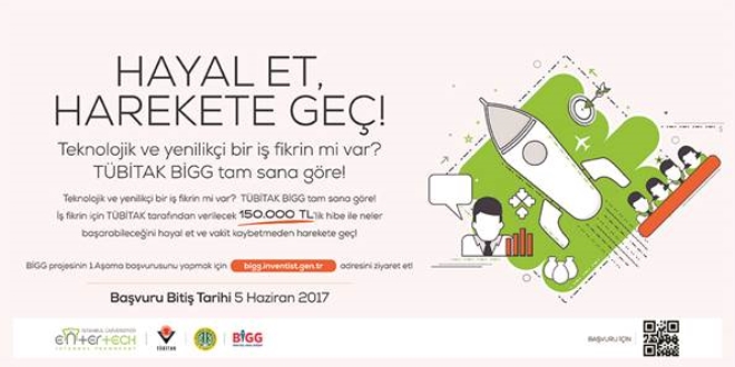 TÜBİTAK'tan 150 bin TL'ye kadar hibe desteği
