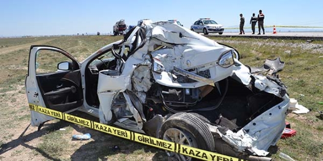 Aksaray'da trafik kazaları: 1 ölü, 3 yaralı