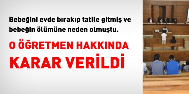 Dantay, o retmenin meslekten karlmas kararn onaylad