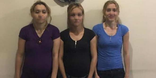 Hırsızlık şüphelisi 2'si hamile 3 kadına gözaltı