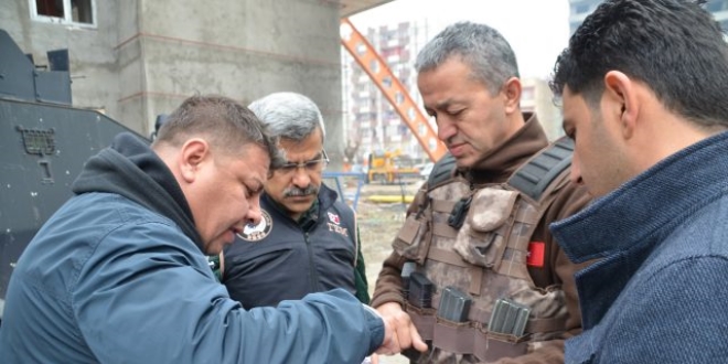 Siirt'te 200 personelin katılımıyla huzur uygulaması