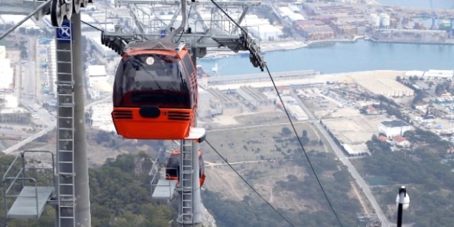 9 milyon avroluk teleferikle 1 milyon kişi taşınacak