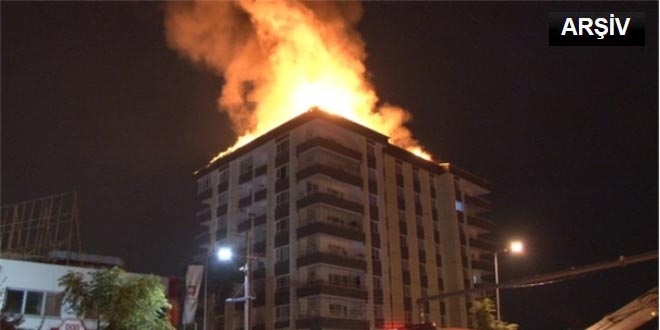 Başkent Öğretmen Evi'nde yangın çıktı