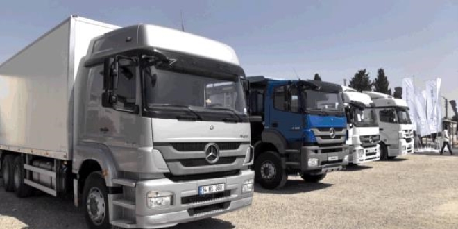 Mercedes kamyonların testlerinde tek merkez 'Aksaray'