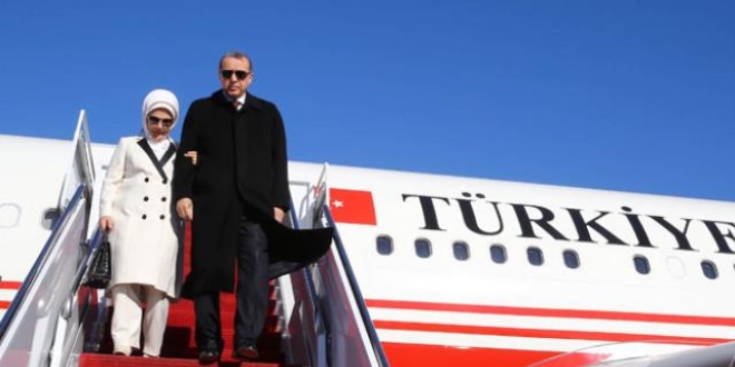Cumhurbakan Erdoan ABD'ye hareket etti