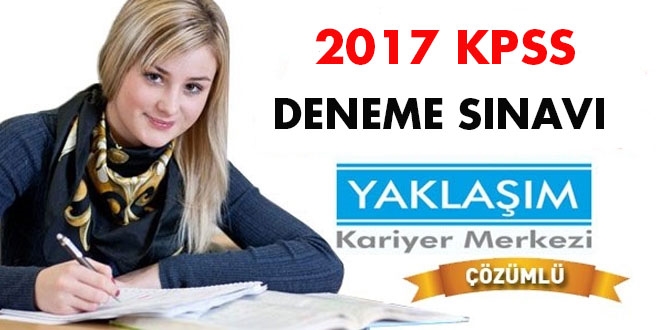 2017 KPSS deneme sınavı