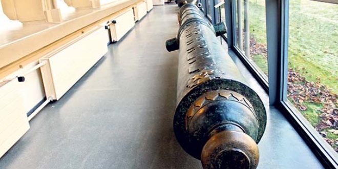 Kanuni'nin gönderdiği toplar 'Hollanda'da' sergileniyor