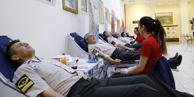 Jandarma'dan kan bağışı seferberliği