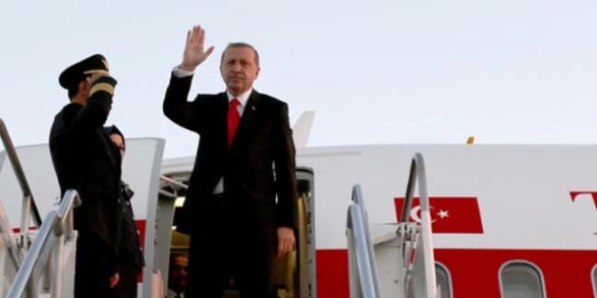 Cumhurbakan Erdoan Trkiye'ye hareket etti