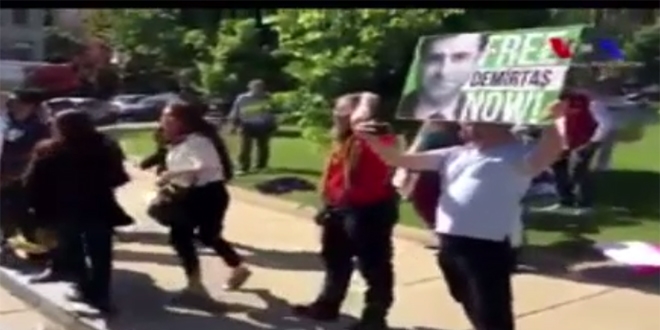 Korumalar, ABD'de FET� ve PKK'l�lara b�yle m�dahale etti