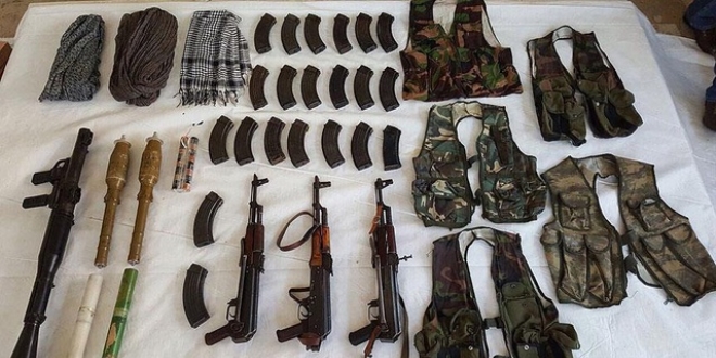 Şırnak'ta çok sayıda mühimmat ele geçirildi