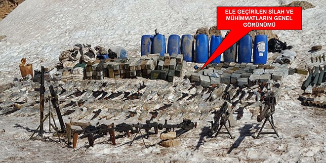 Şırnak'ta 338 bin 418 muhtelif mühimmat ele geçirildi