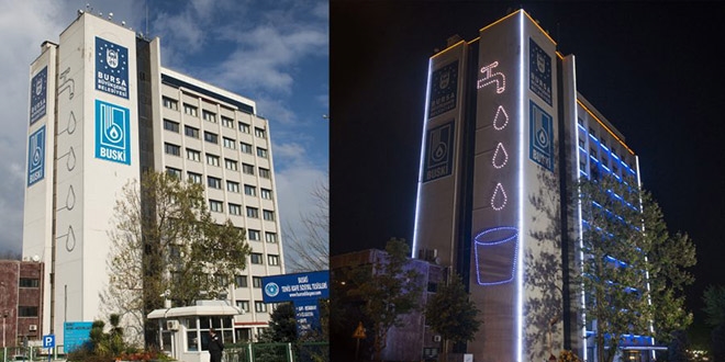Öğrencinin uyarısı BUSKİ binasına 'kova' koydurdu