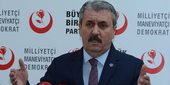 BBP: Erdoğan'ın PYD ve YPG konusunda tavrı doğru