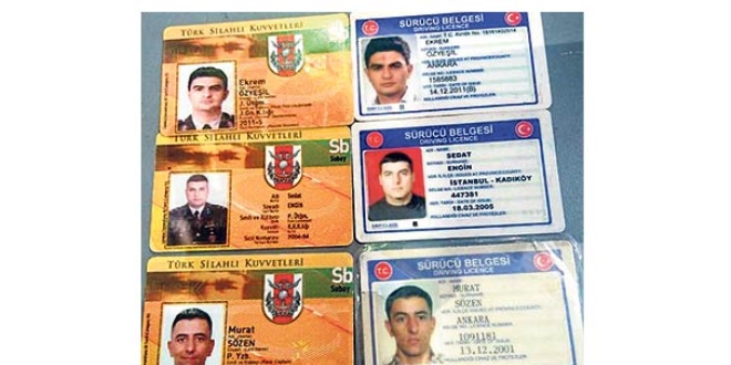 Yastıktaki kimlikler FETÖ'cü subayların mı?