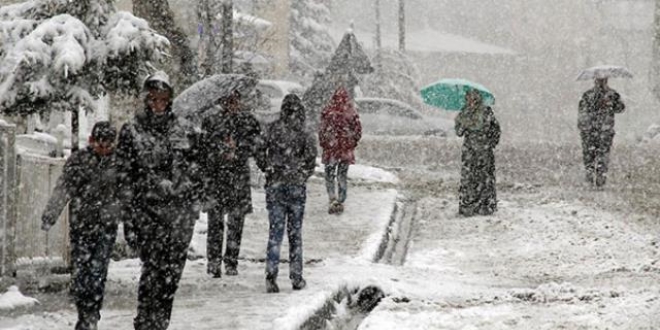 Dou Anadolu'da kar ya etkili oldu