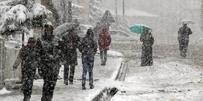 Doğu Anadolu'da kar yağışı etkili oldu