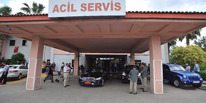 Eşinin şehit olduğunu hastanede öğrendi