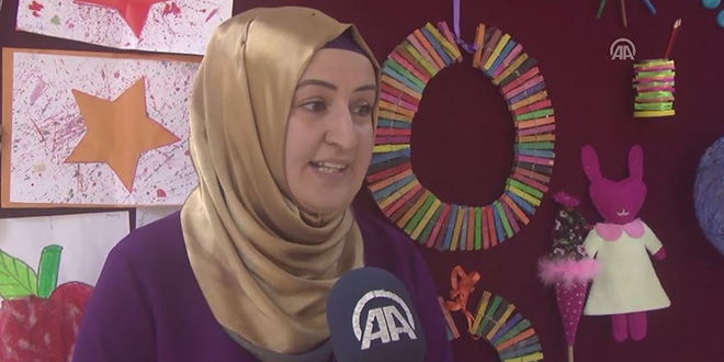 Anaokulu ve ilkokul öğrencilerinden geri dönüşüm sergisi