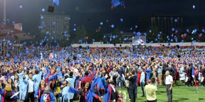 KSÜ'de 7 bin öğrenci mezuniyet heyecanı yaşadı