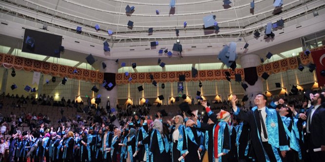 MAK'de 6 bin 200 gen mezuniyet heyecan yaad