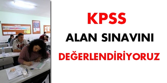 KPSS Alan Snavn deerlendiriyoruz