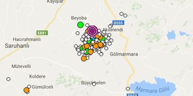 Manisa'da bir deprem daha: 4.8 şiddetinde