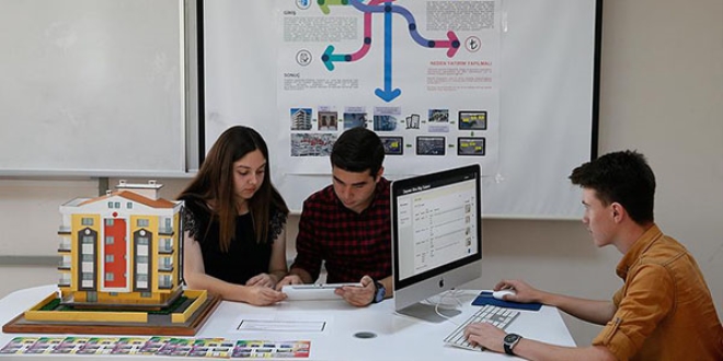 Liselilerden enkaz alt�ndakileri 'hayata ba�layacak' proje