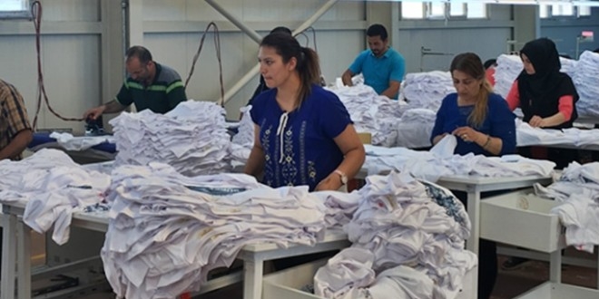 Bedelsiz fabrika binası verdi, 220 kişi iş sahibi oldu