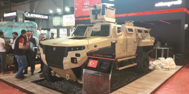 Havan atan tek zırhlı: Pusat