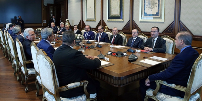 Erdoğan, görevleri sona eren HSYK üyelerini kabul etti