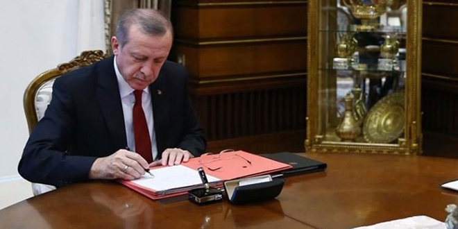 Cumhurbaşkanı Erdoğan'dan kanun onayı