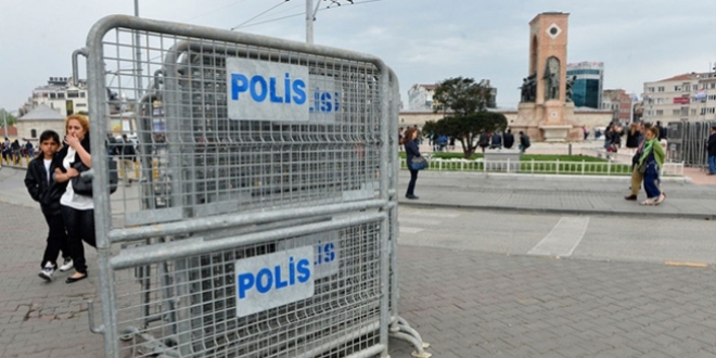 Taksim'de 'gezi eylemleri yıldönümü' önlemleri