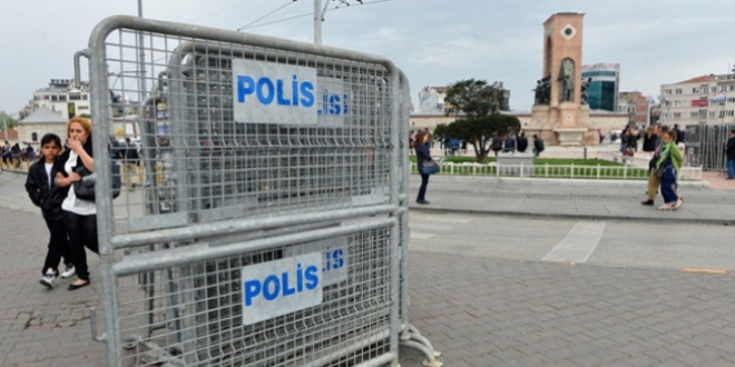 Taksim'de 'gezi eylemleri yldnm' nlemleri