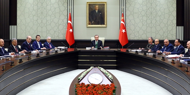 MGK Erdoğan başkanlığında toplandı