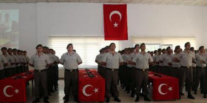 Kayseri'de kısa dönem erler, yemin etti