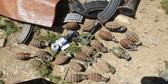 Şırnak'ta çok sayıda mühimmat ele geçirildi