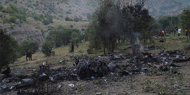 ��rnak'ta d��en askeri helikopter i�in ara�t�rma istemi