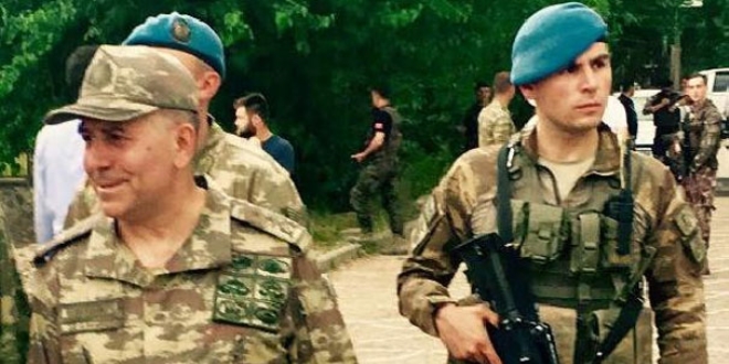 Şehit Tümgeneral, korumasının hayatını kurtarmış