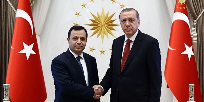 Erdoğan, AYM Başkanı Arslan'ı kabul etti