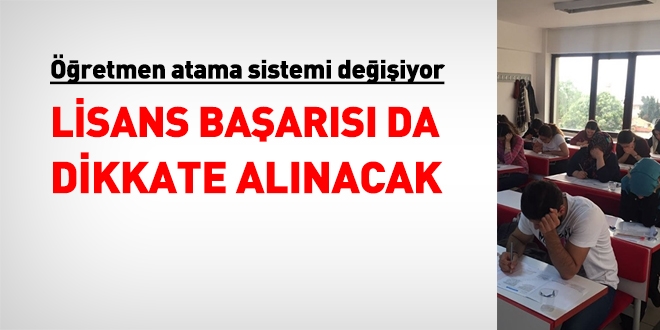 Öğretmen atama sistemi değişiyor