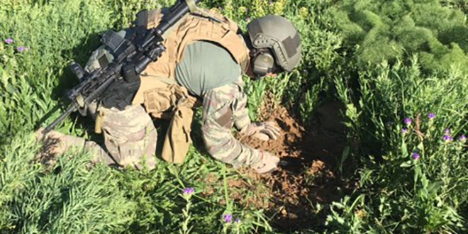 Teröristlerin helikopterlere saldırı düzeneği imha edildi